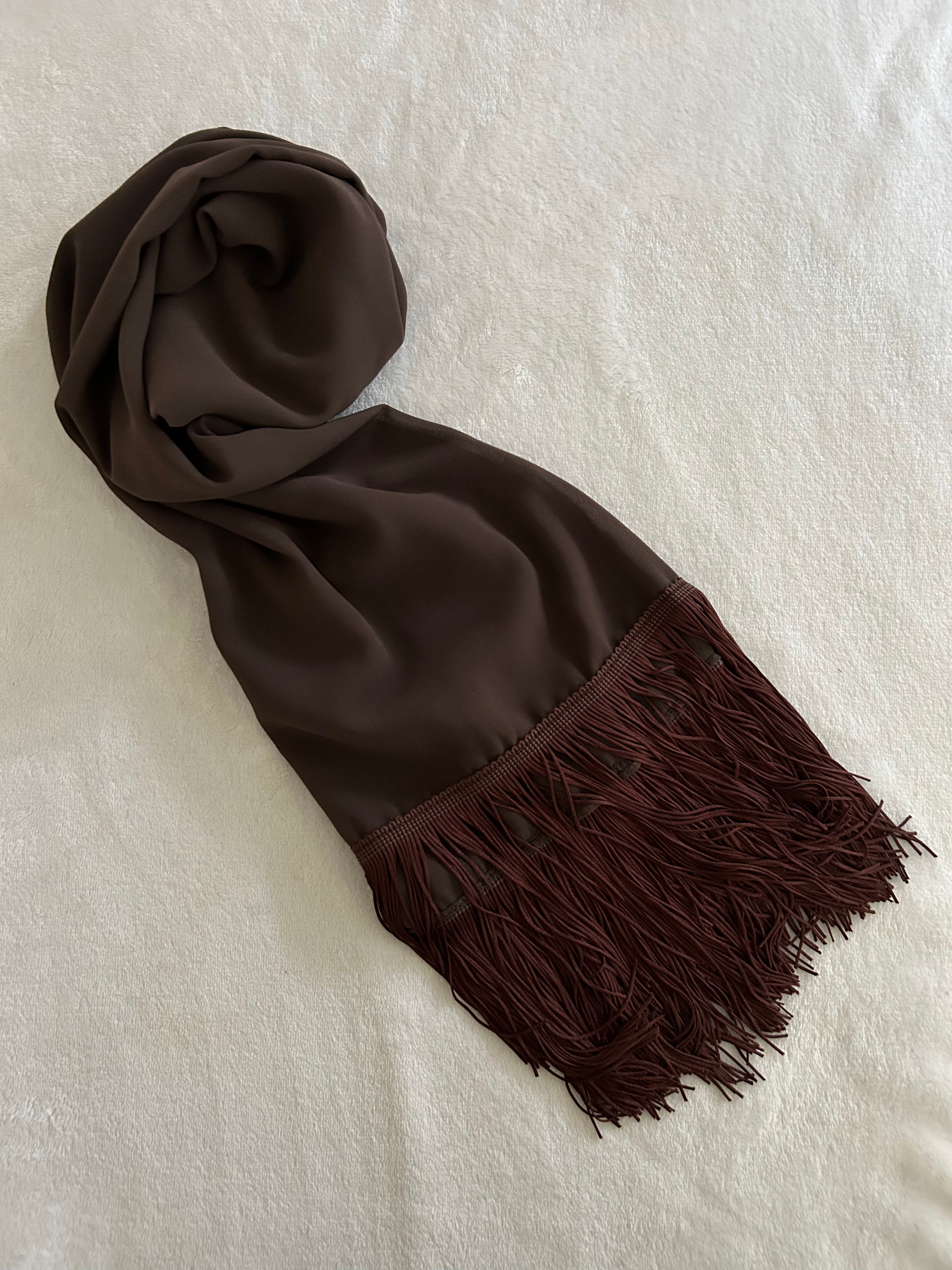 Fringe Chiffon – Zayn Hijabs Fringe Chiffon – Zayn Hijabs